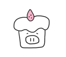 YURUYURU PIG SAN sticker #2287176