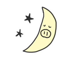 YURUYURU PIG SAN sticker #2287179