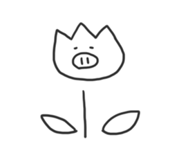 YURUYURU PIG SAN sticker #2287183