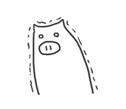 YURUYURU PIG SAN sticker #2287184