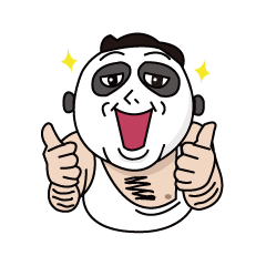 Old guy of the Clumsy panda face