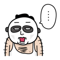 Old guy of the Clumsy panda face sticker #2287392