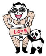 Old guy of the Clumsy panda face sticker #2287394