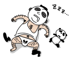 Old guy of the Clumsy panda face sticker #2287395