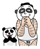 Old guy of the Clumsy panda face sticker #2287398