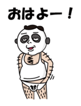 Old guy of the Clumsy panda face sticker #2287399