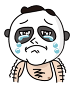 Old guy of the Clumsy panda face sticker #2287402