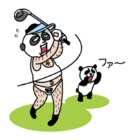 Old guy of the Clumsy panda face sticker #2287405