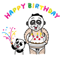 Old guy of the Clumsy panda face sticker #2287421