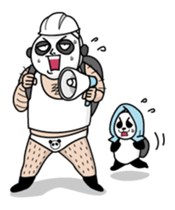 Old guy of the Clumsy panda face sticker #2287422