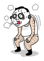 Old guy of the Clumsy panda face sticker #2287423