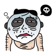 Old guy of the Clumsy panda face sticker #2287425