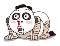 Old guy of the Clumsy panda face sticker #2287426