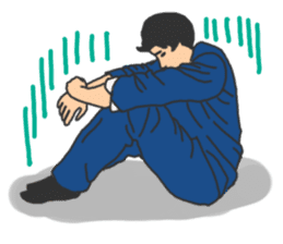 People to job hunting sticker #2287885