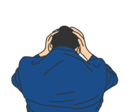 People to job hunting sticker #2287887