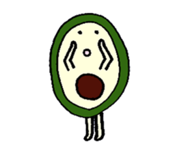 avocadochan sticker #2288154