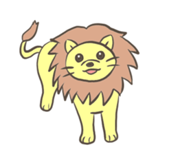 Herbivorous lion sticker #2288712