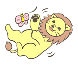 Herbivorous lion sticker #2288714