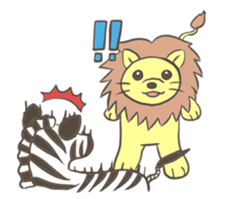 Herbivorous lion sticker #2288715