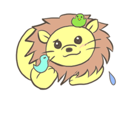 Herbivorous lion sticker #2288718