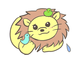 Herbivorous lion sticker #2288718