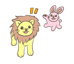 Herbivorous lion sticker #2288719