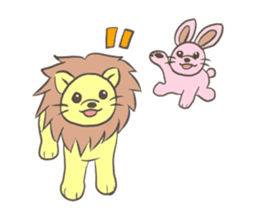 Herbivorous lion sticker #2288719