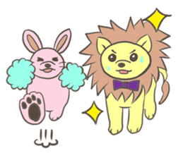 Herbivorous lion sticker #2288721