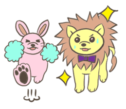 Herbivorous lion sticker #2288721