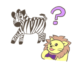 Herbivorous lion sticker #2288722