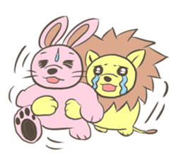 Herbivorous lion sticker #2288728