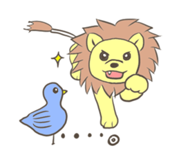Herbivorous lion sticker #2288731