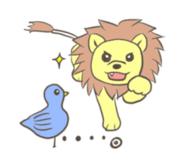 Herbivorous lion sticker #2288731