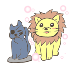 Herbivorous lion sticker #2288732