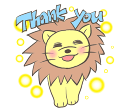 Herbivorous lion sticker #2288741