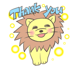Herbivorous lion sticker #2288741