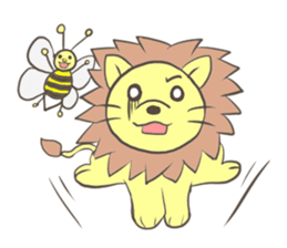 Herbivorous lion sticker #2288742