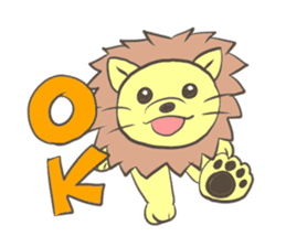 Herbivorous lion sticker #2288749