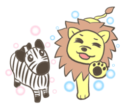 Herbivorous lion sticker #2288751