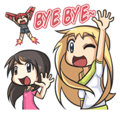 Lily & Marigold (Part Gather up) English sticker #2288911