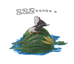 lazy sea-otters sticker #2288926
