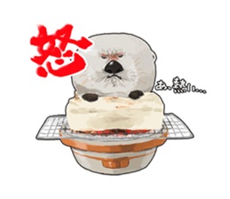 lazy sea-otters sticker #2288939