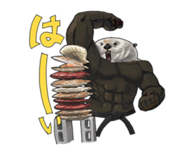 lazy sea-otters sticker #2288946