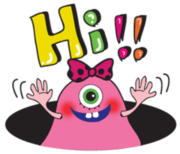 PINK MONSTER and GREEN MONSTER sticker #2289761