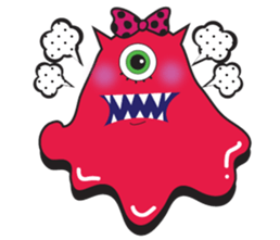 PINK MONSTER and GREEN MONSTER sticker #2289763