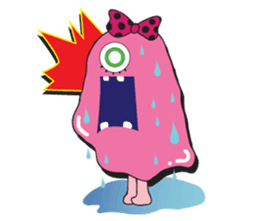 PINK MONSTER and GREEN MONSTER sticker #2289778