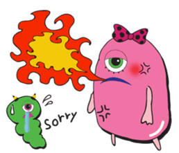 PINK MONSTER and GREEN MONSTER sticker #2289780