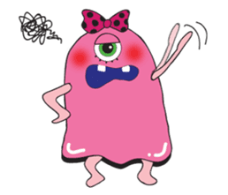 PINK MONSTER and GREEN MONSTER sticker #2289786