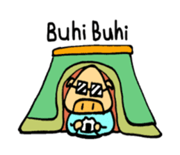 Nihilistic pig sticker sticker #2289793