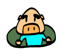 Nihilistic pig sticker sticker #2289811